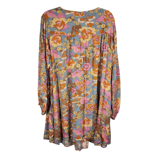 RUSTTYDUSTTY BOHEMIAN FLORAL MINI DRESS - Picture 5 of 11